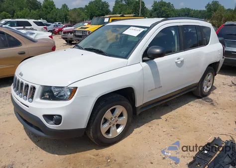 2014 Jeep Compass Sport из США, поврежденный, VIN 1C4NJCBA1ED800980